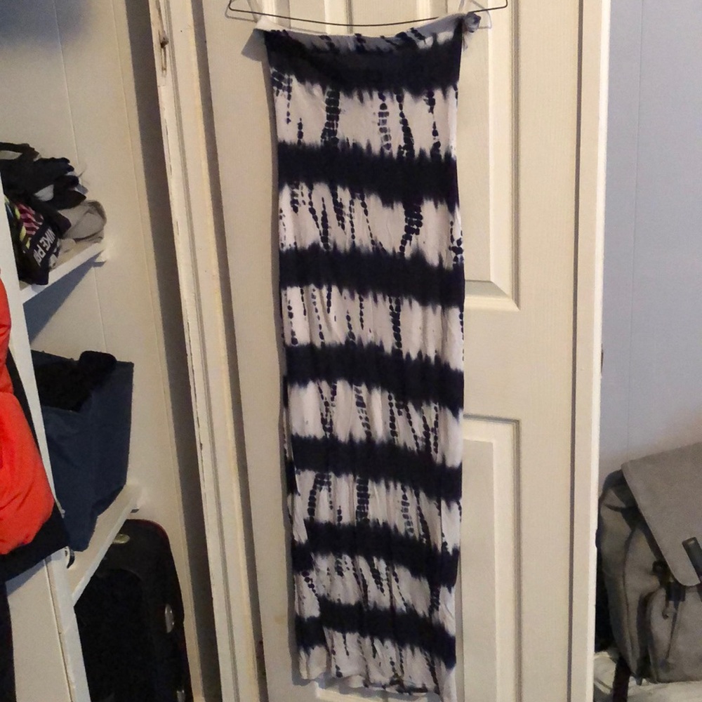 Tie-dye Strapless dress
